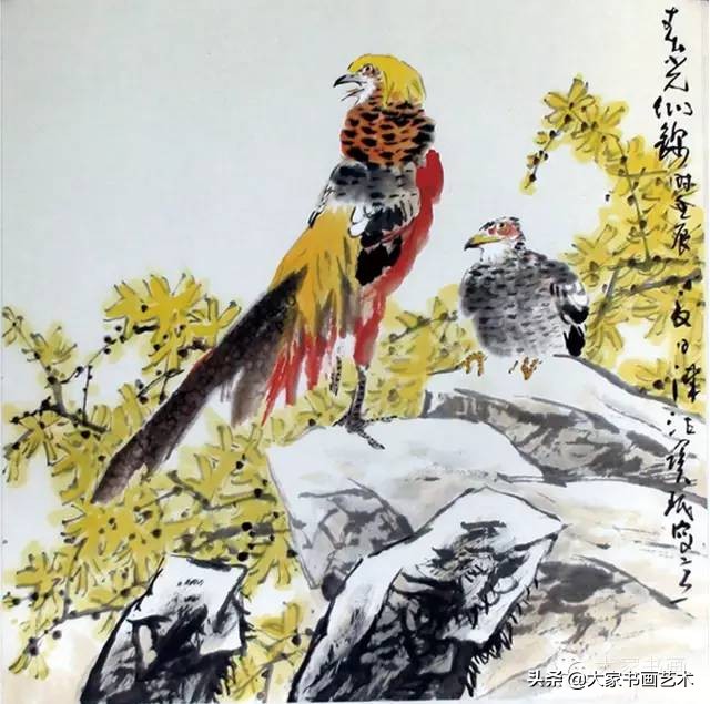 贾宝珉写意花鸟画谱山石篇,贾宝珉花鸟画稿精选图文