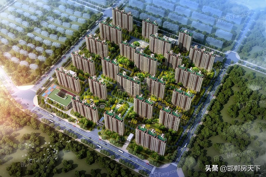 高层瞰景的感受,新中式瞰景高层