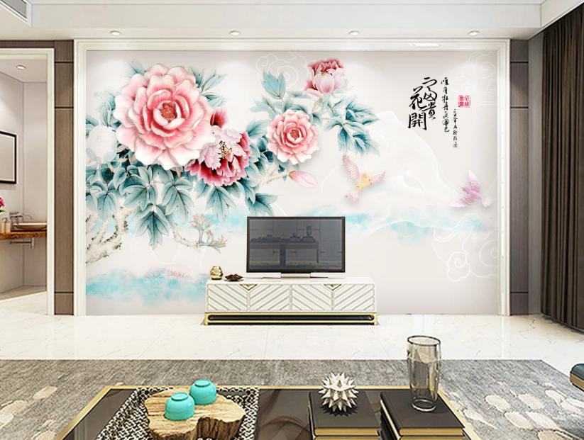 电视背景墙是贴石材还是瓷砖呢,现在最流行的瓷砖电视背景墙