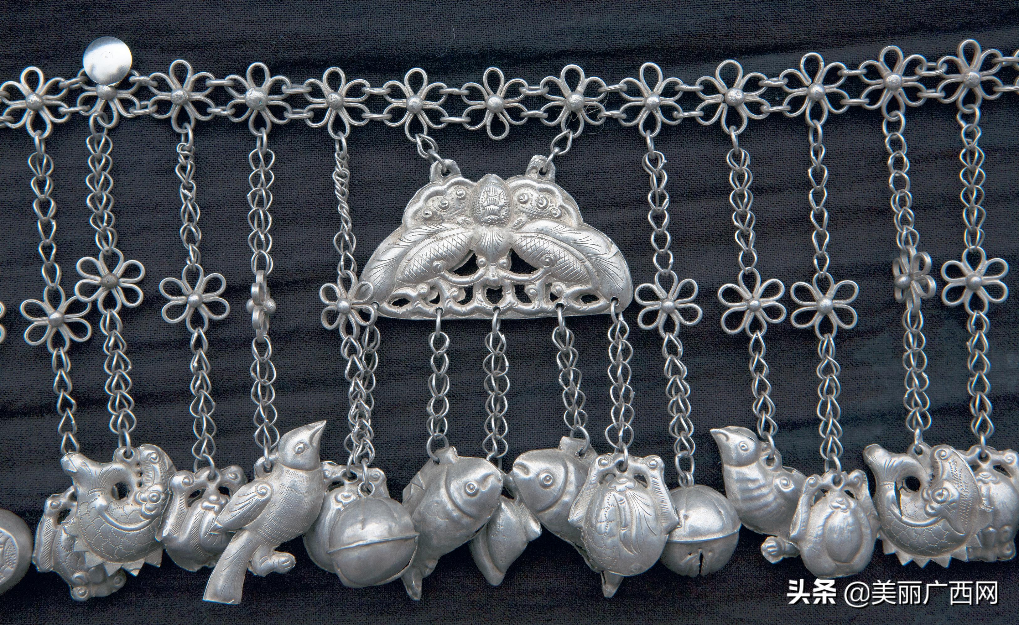 广西银饰,广西古寨银饰