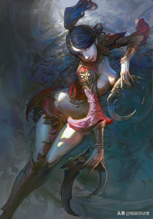 蜀山、剑侠情缘主笔，厚涂风插画艺术家、游戏概念设计师钟风华