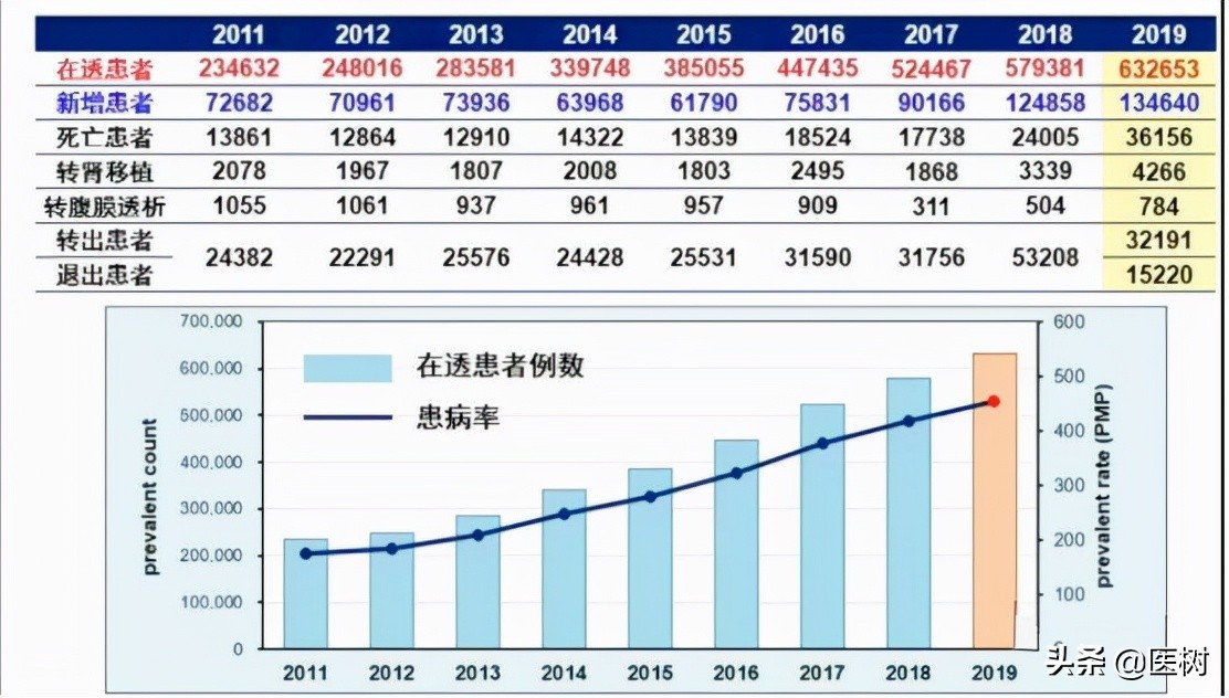 我国尿毒症患者与血液透析等三大肾脏替代治疗现状，期望未来