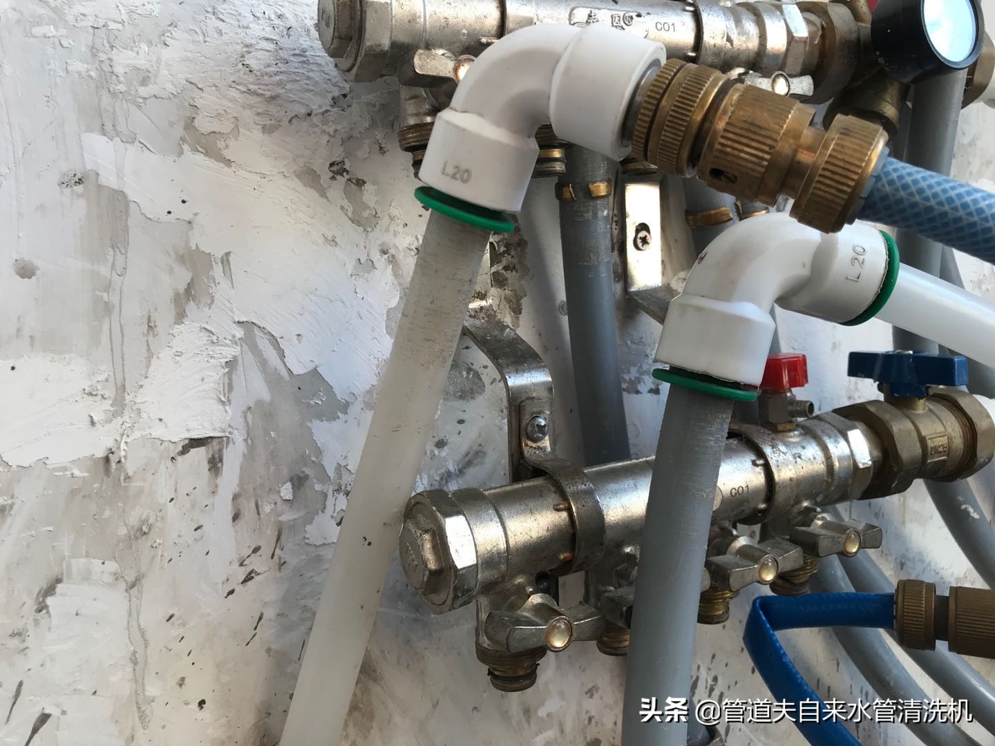 海绵弹清洗地暖详细操作步骤