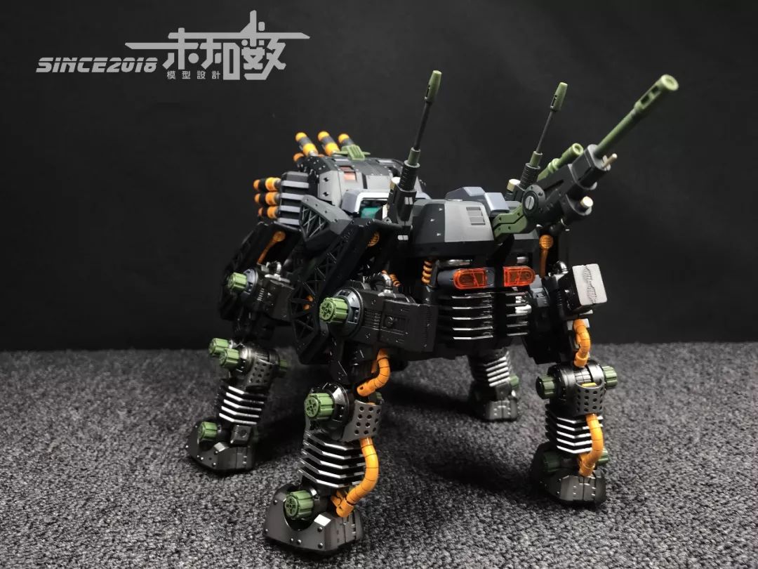 索斯机械兽长牙虎涂装,索斯机兽拼装视频合集