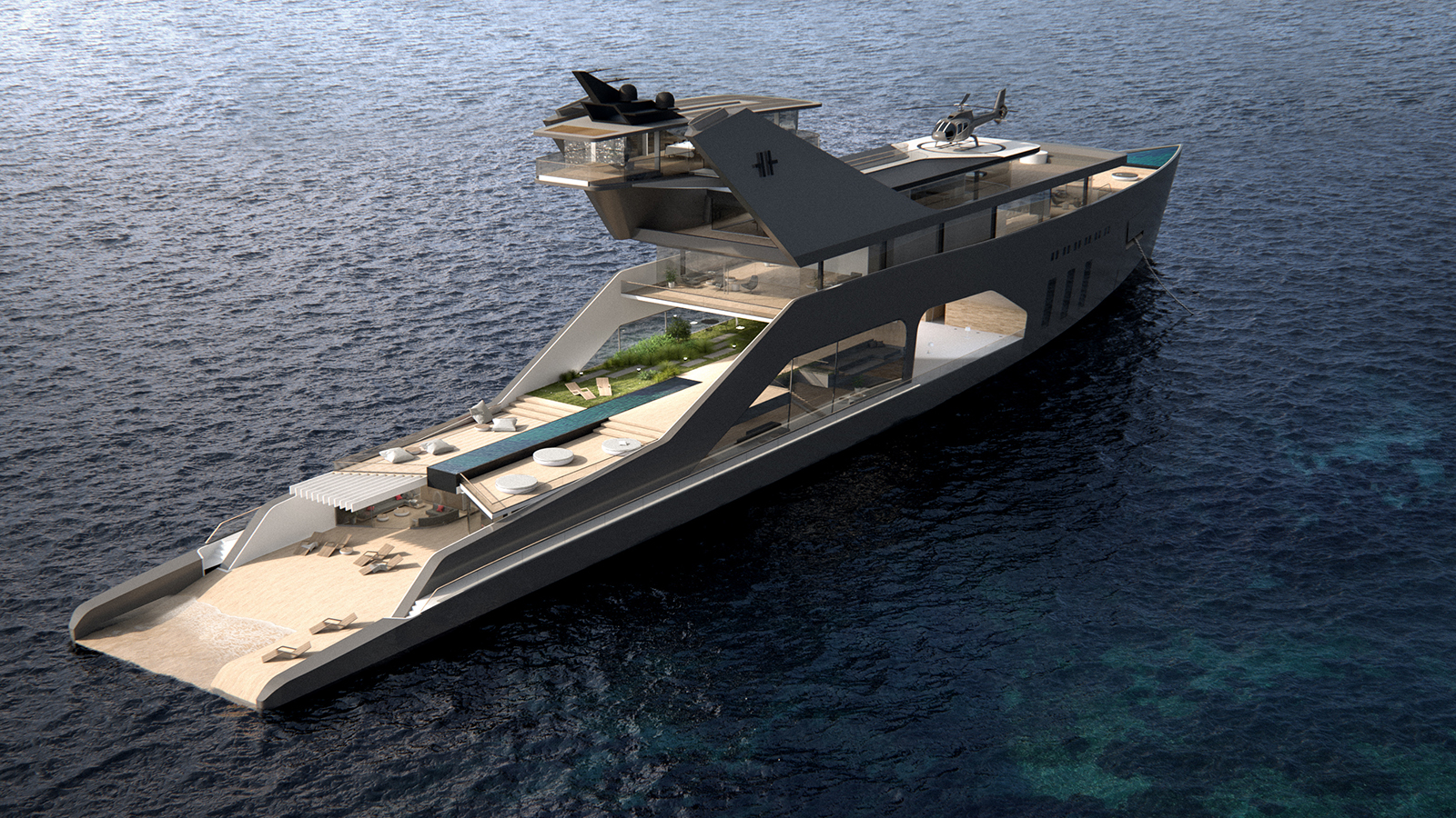 宏伟设计:世界上最极端的超级游艇概念