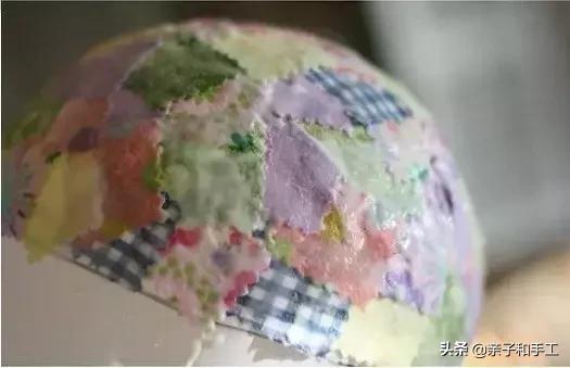 幼儿园气球手工贴画,创意手工气球印画