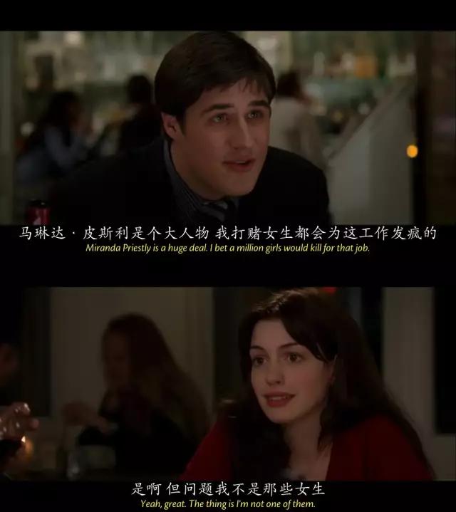 穿普拉达的女王,穿普拉达的女王声临其境