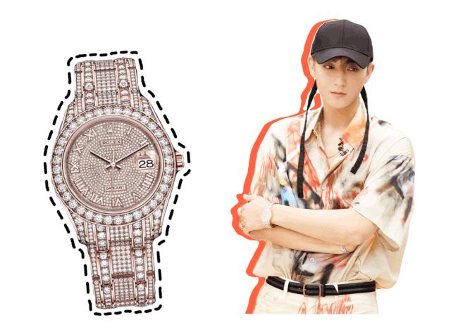 黄子韬、比伯、C罗…从小鲜肉到型男都爱满钻手表