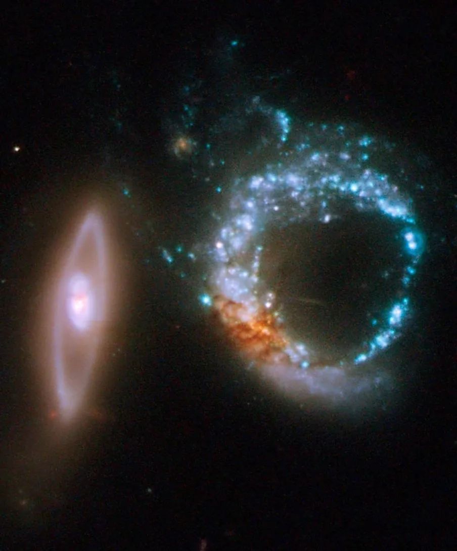 宇宙飞行物星云星系,行星恒星星云星系大对比