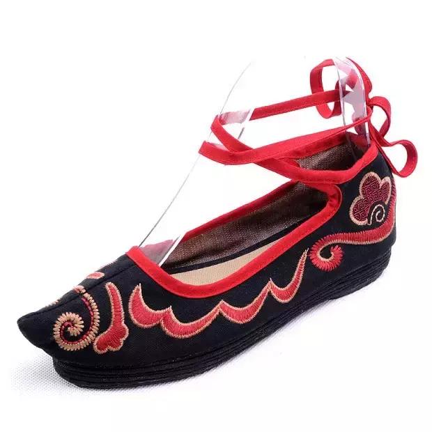 绣花鞋中国风复古,魅力绣花鞋