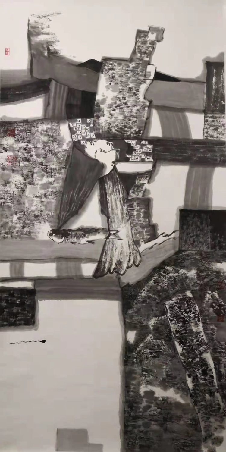 书法作品欣赏心中若有桃花源,历代名家绘画桃花源图