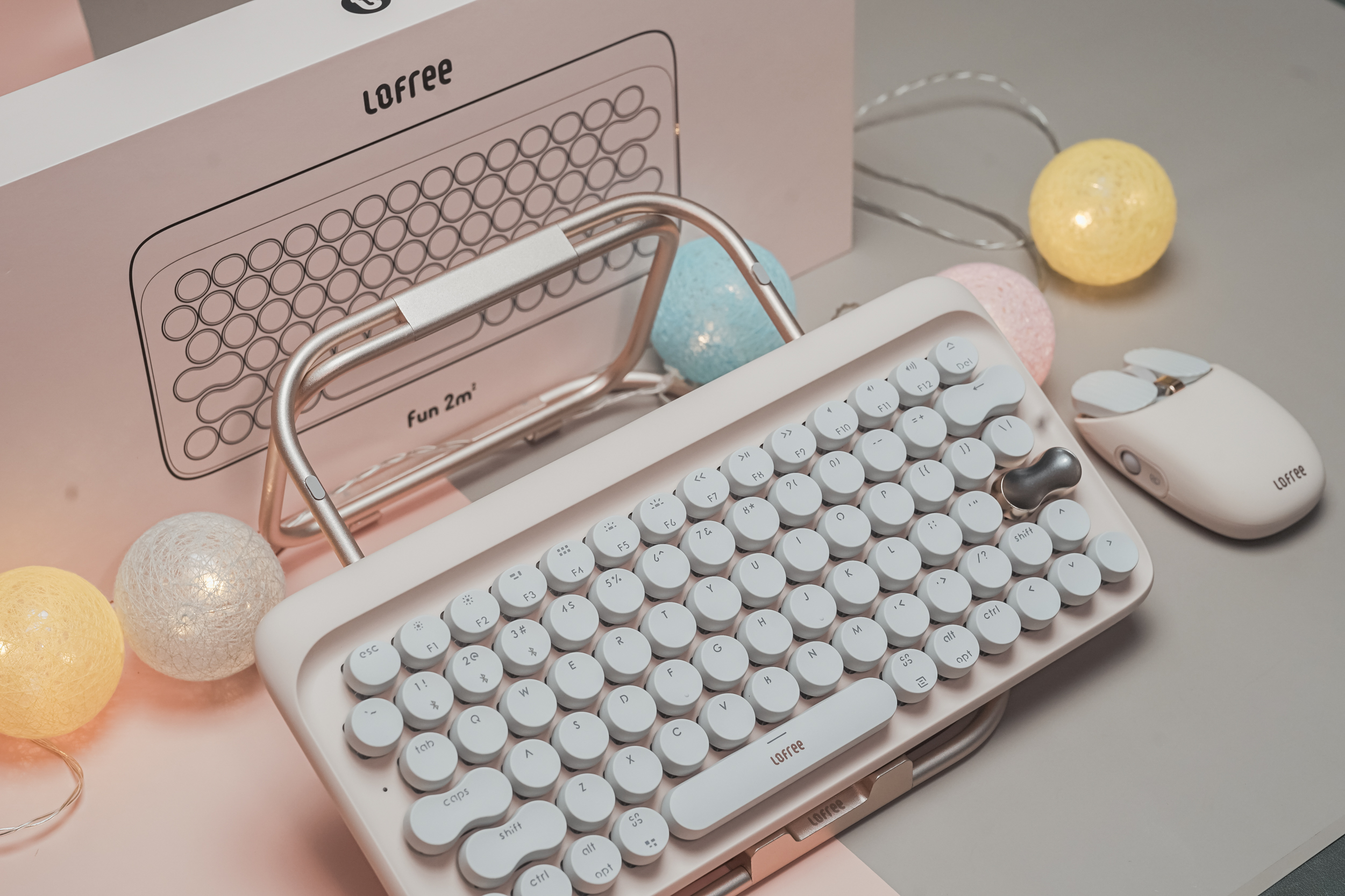 lofree洛斐桌面键鼠套装体验,洛斐键鼠套装值得买吗