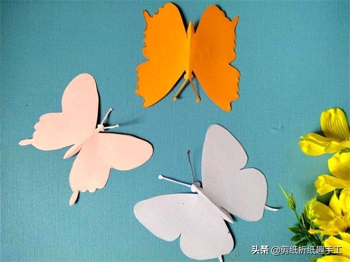 幼儿园手工剪纸蝴蝶图案大全,蝴蝶剪纸窗花简单又漂亮中国风