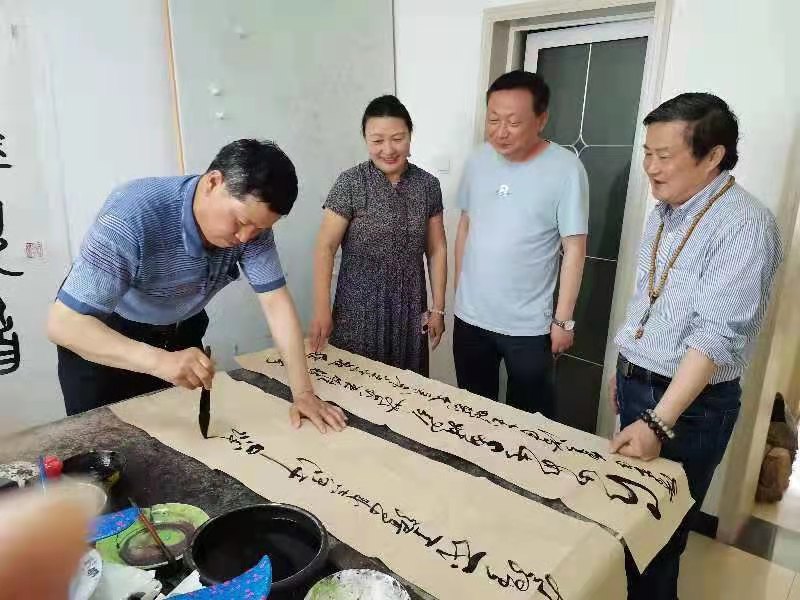 付帮合的书法作品,笔中情书法指导