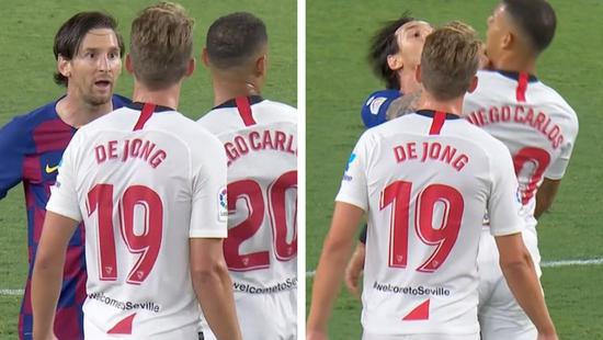 梅西怒踢拉莫斯,梅西暴怒铲人