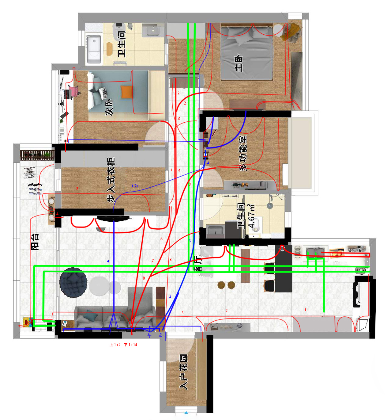 无主灯140平水电改造一般多少钱,135平无主灯水电改造多少钱