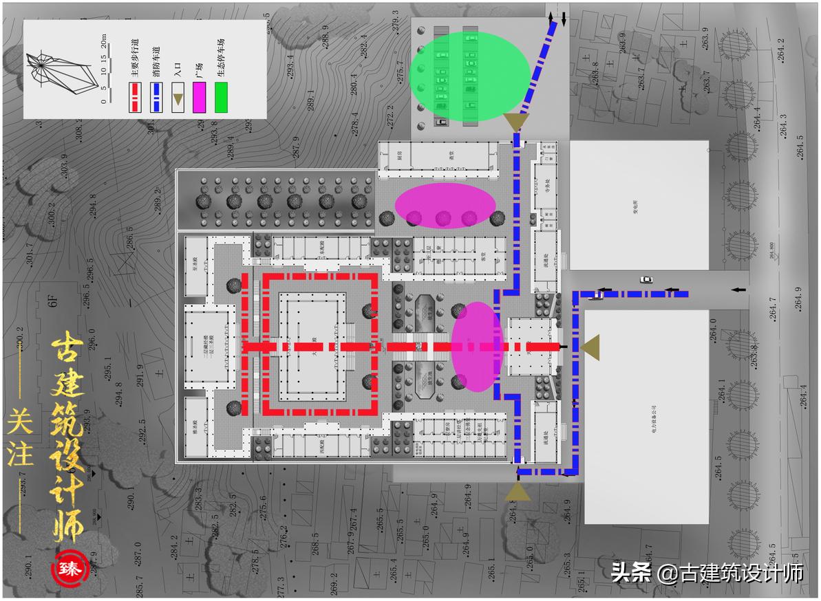 百亩寺庙规划设计图,寺庙最新规划方案
