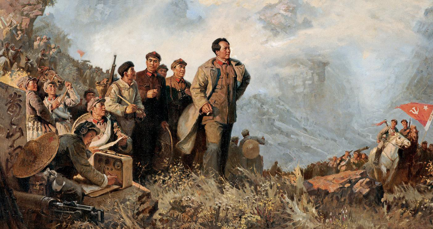 胡志渊油画作品欣赏,沈尧伊《彝海结盟》油画作品