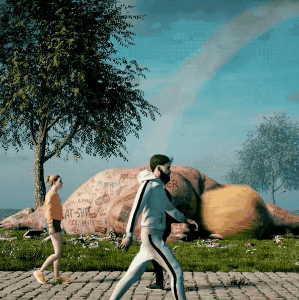 最敢挑战人性的行为艺术家，在网上教你思考一颗石头