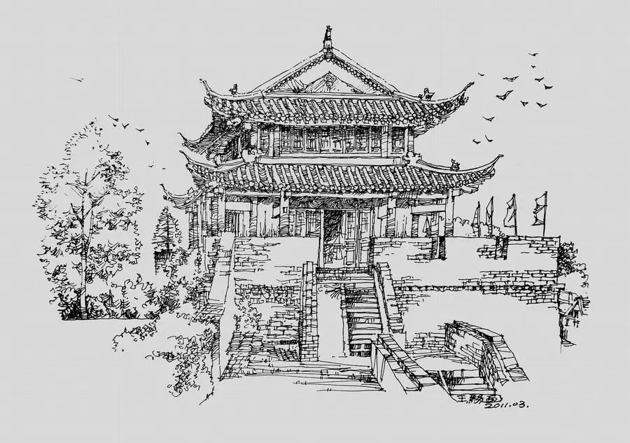 新一代中国钢笔画领军人物,极品五大钢笔画简直美爆