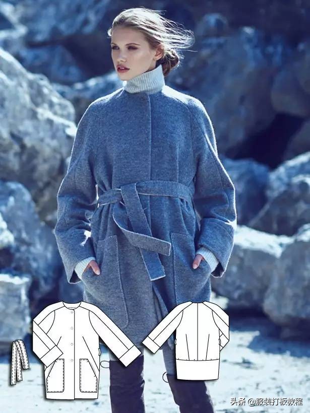 时装设计图手绘教程,服装制版图案大全