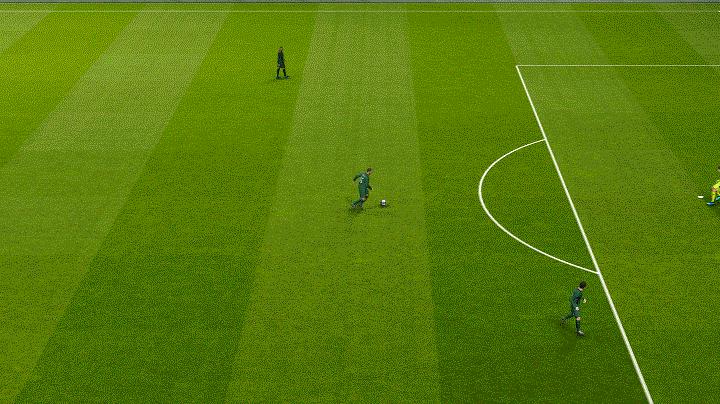 实况足球2020精准射门,实况足球运动战落叶球射门教学