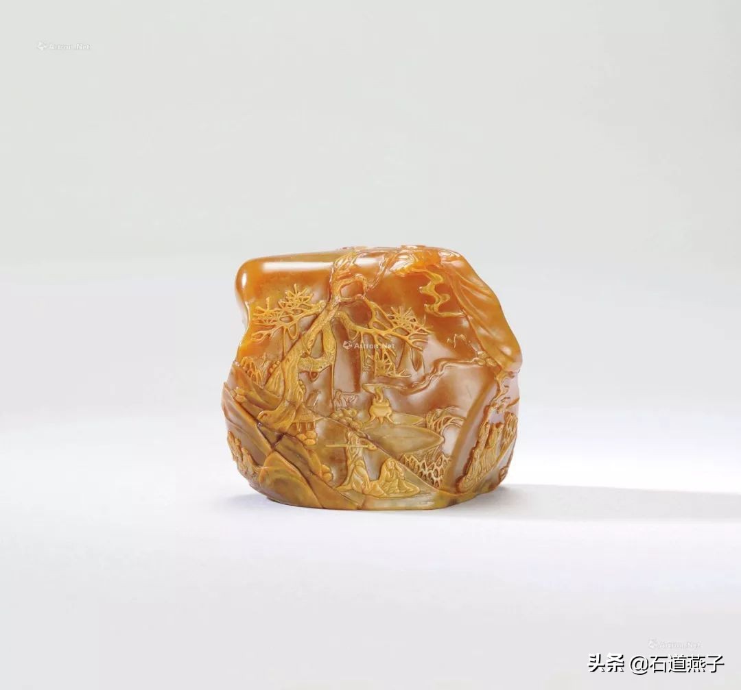 天价田黄石拍出史上最贵价格,田黄石每克3万真假田黄