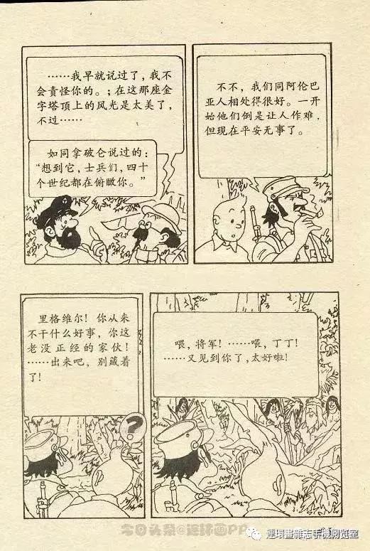 丁丁历险记之丁丁在刚果,丁丁历险记丁丁被石头绊倒