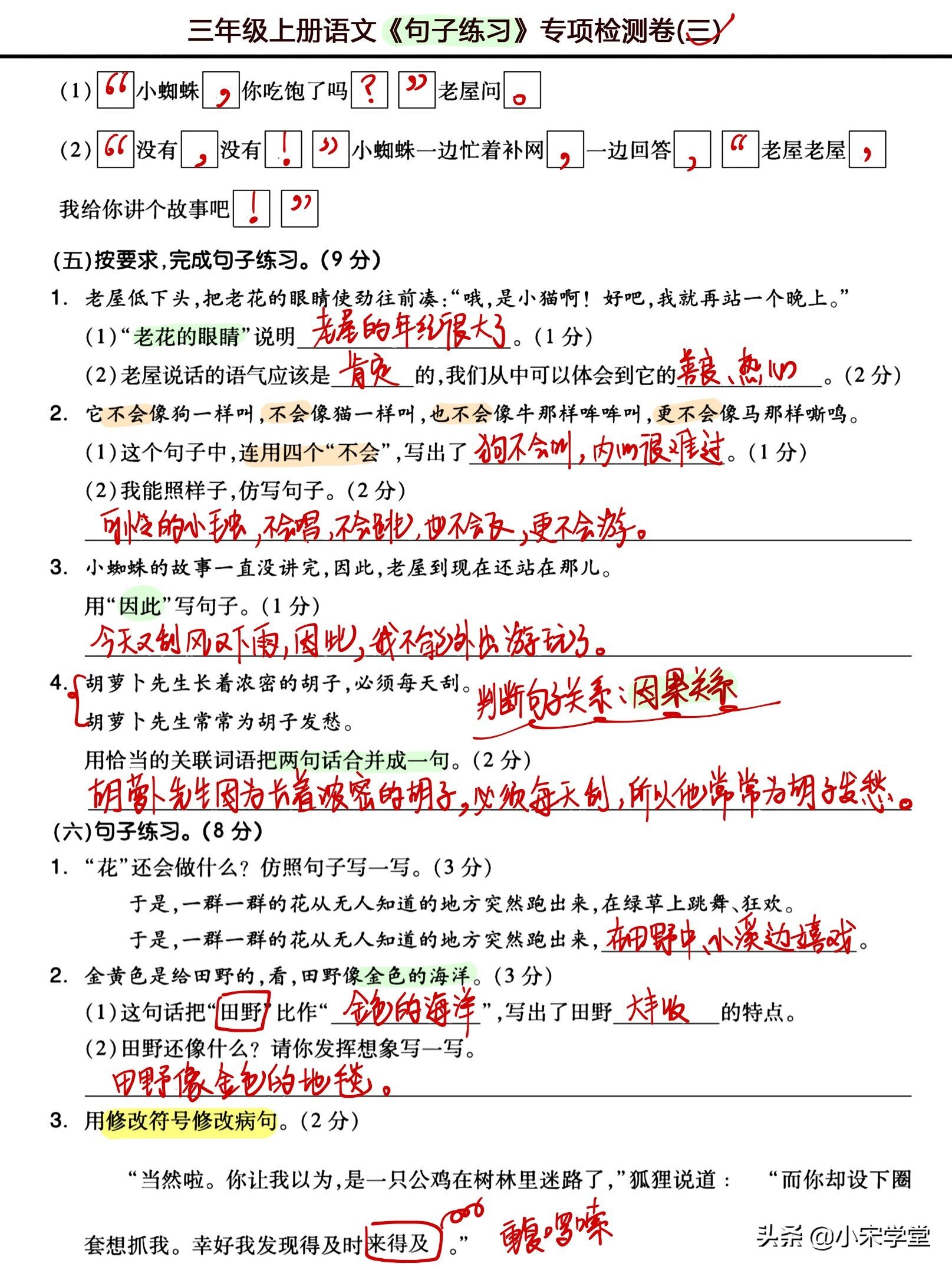 三年级英语句型转换大全及答案,三年级下册语文句型转换练习题