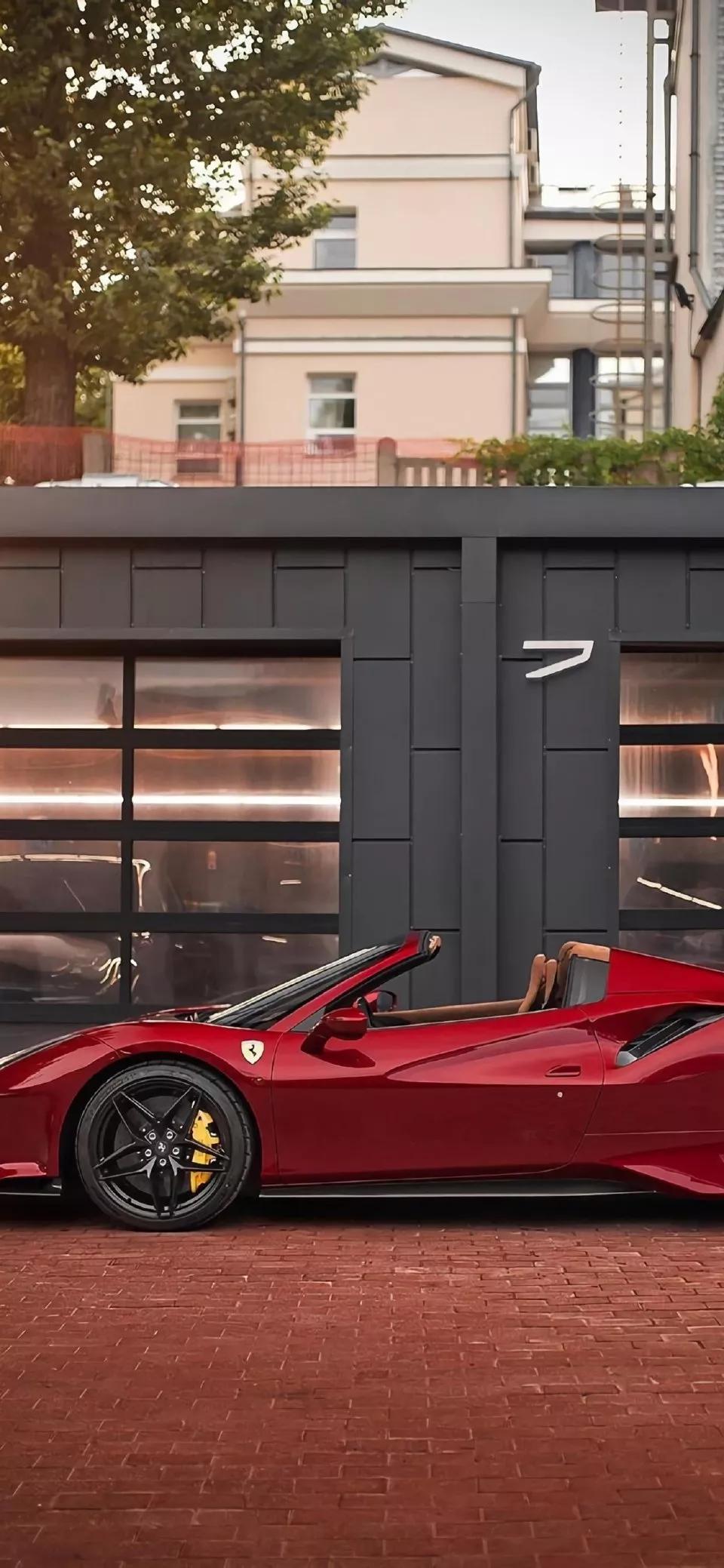 跑车壁纸100张法拉利,法拉利iphone壁纸