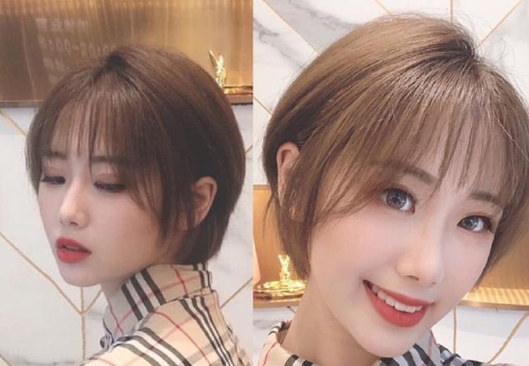 适合圆脸的女生短发发型大全,适合圆脸女生的十款短发发型