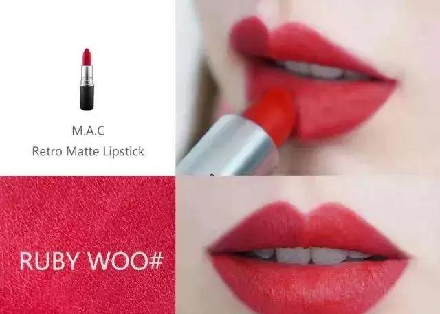 mac口红rubywoo和迪奥999哑光,全网最火的10款口红