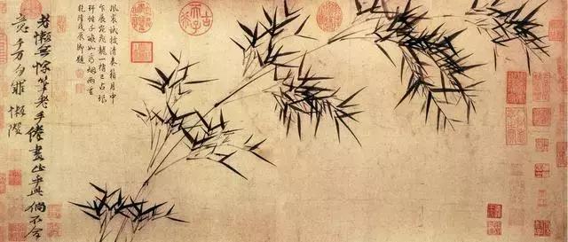 以竹为题的画,以竹筝为主题的画作