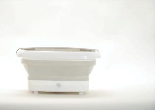 柔软按摩洗脚盆,可折叠按摩足浴盆