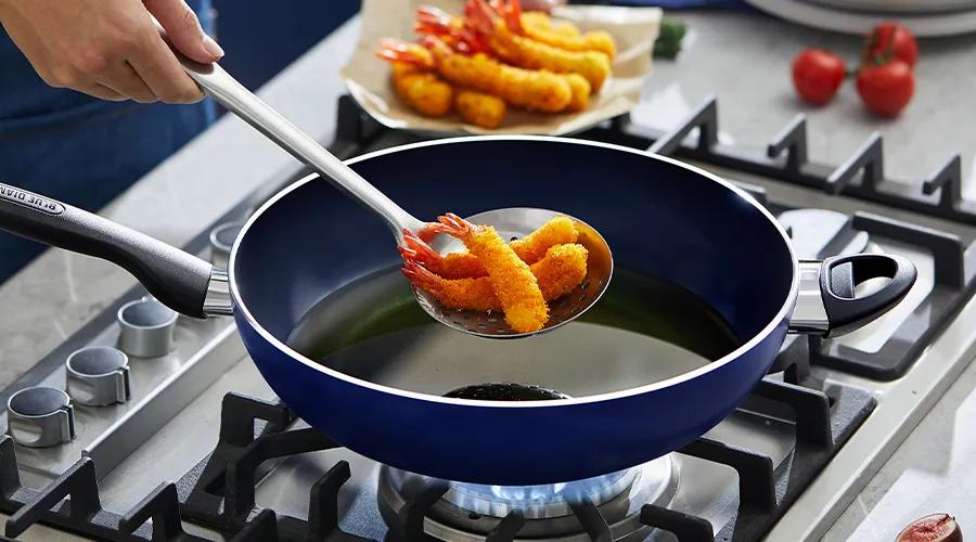 比利时蓝钻不粘锅,比利时蓝钻平底锅