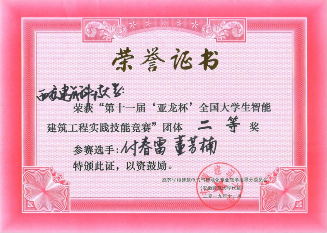 国家级一流专业︱西安建筑科技大学建筑电气与智能化