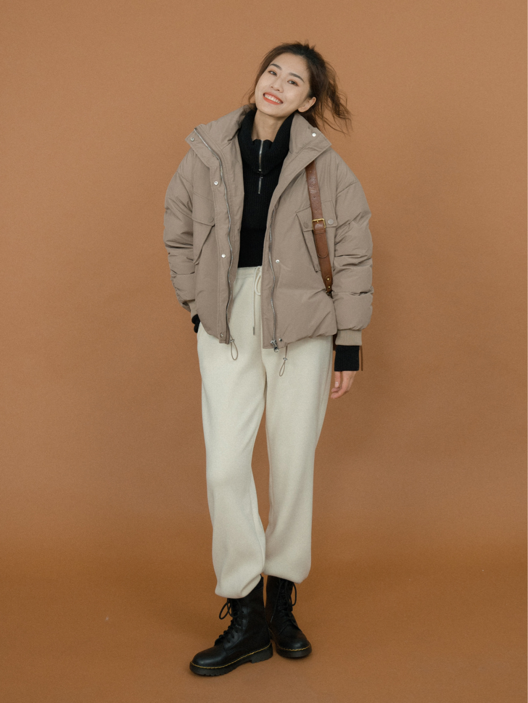 马丁靴夏季薄款长裤,马丁靴不露腿穿搭春