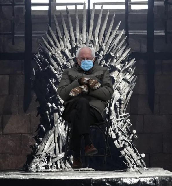 拜登就职典礼上的桑德斯火了,拜登和桑德斯竞选最新情况