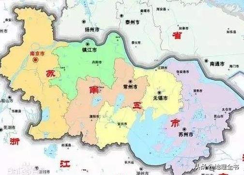 江苏省苏南苏北划分,江苏省苏南苏中苏北是怎么划分的