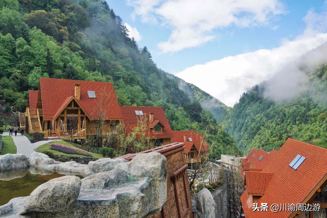 古尔沟华美温泉川西小瑞士,川西小瑞士四姑娘山美景如画