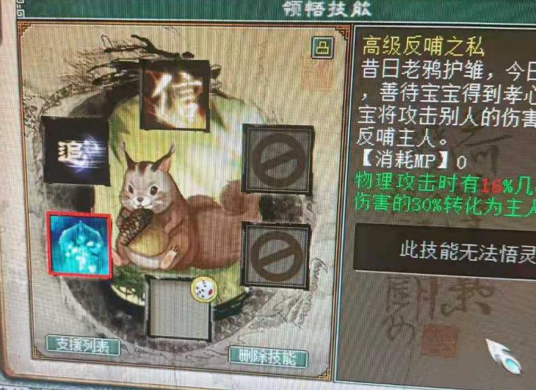 大话2松鼠领悟隐身条件,大话西游2全敏松鼠