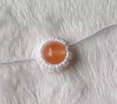 用弹力绳转运珠戒指编织教程,戒指编织教程大全简单图片