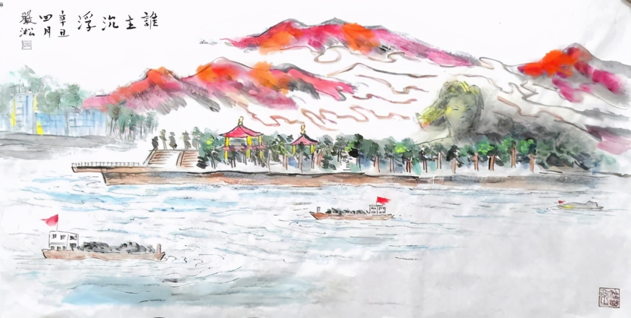 俘虏溃匪三千众，长沙城里称毛奇——严淞作品鉴赏