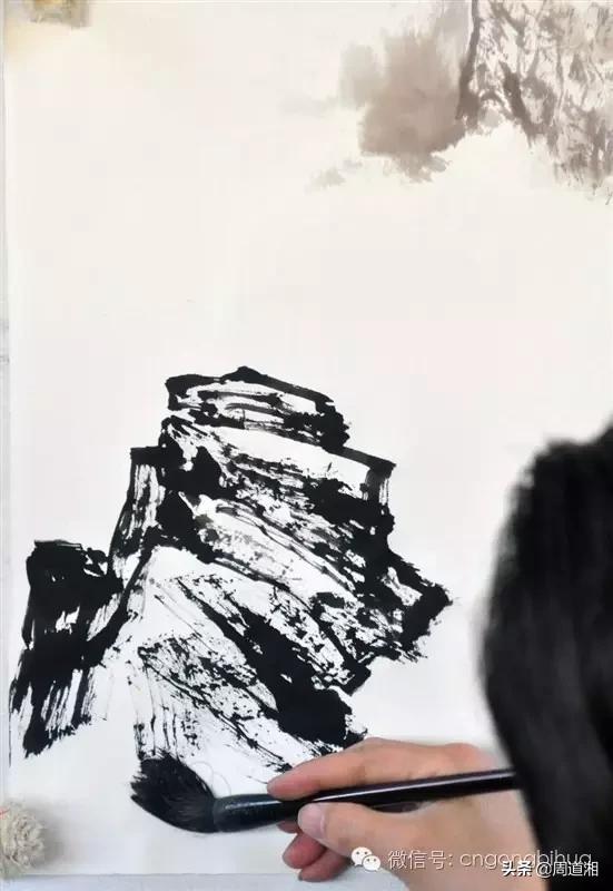 曾刚画山水画上色讲解,如何画山水画教学视频