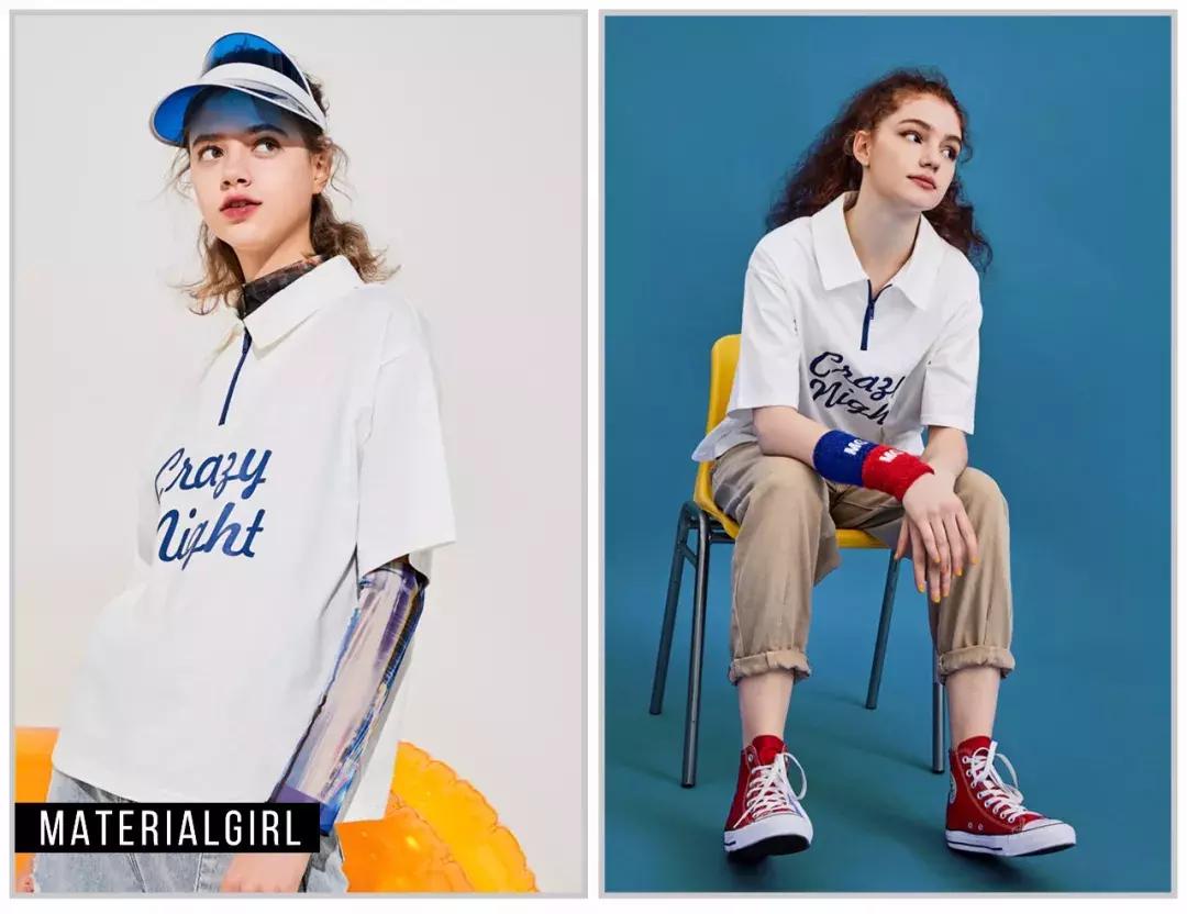 休闲t恤polo衫时髦减龄,新款polo衫清凉透气舒适经典百搭