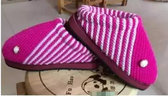 毛线拖鞋棒针编织视频教程38码女,棒针毛线拖鞋编织教程全过程简单