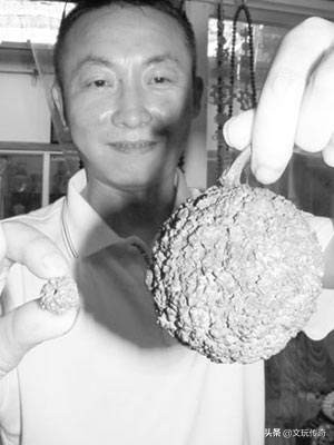 罕见文玩金刚菩提珠直径7.9厘米，身价5000美元