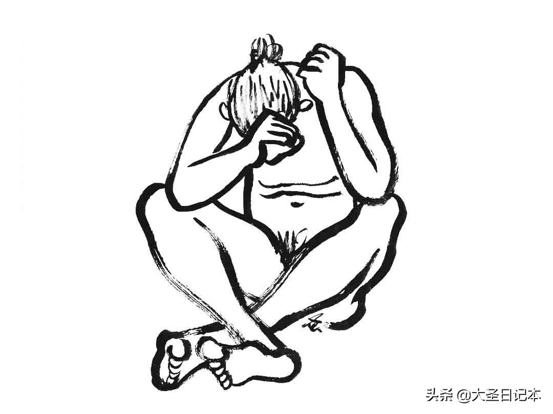 漫画现场临摹,人物写生漫画速写