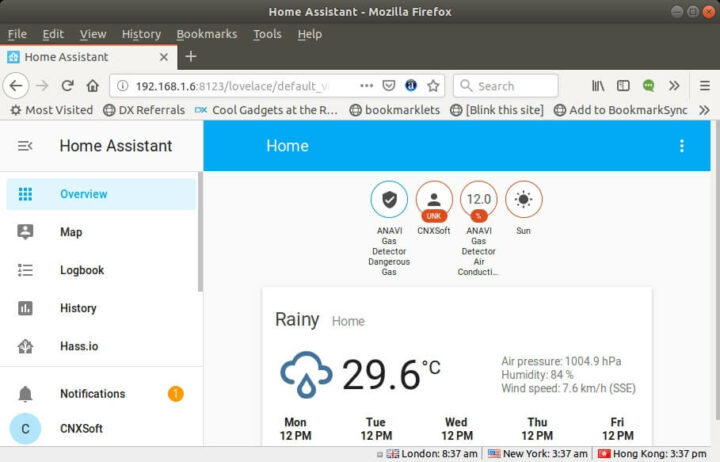 ANAVI气体探测器入门套件和HomeAssistant平台入门指南