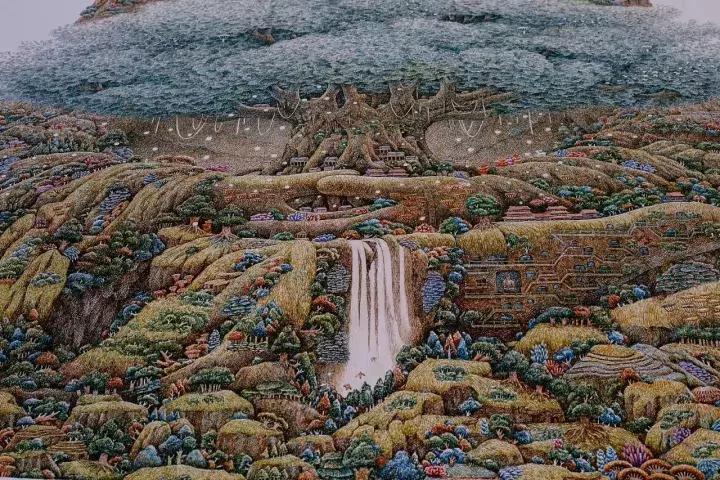 小央美水墨画作品欣赏,小央美人物画